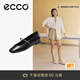 愛(ài)步（ECCO）芭蕾舞鞋女 時(shí)尚牛皮瑪麗珍方頭低跟淺口單鞋平底鞋 舞悅234333 黑色23433301001（牛皮革） 38