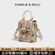 CHARLIE&KELLI CK品牌包包2026新款送女友生日禮物卡通動(dòng)漫單肩斜挎手機零錢(qián)包 白色【代寫(xiě)賀卡 贈專(zhuān)柜禮袋】