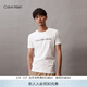 Calvin KleinJeans夏季男女情侶中性休閑年輕多色ck印花修身打底短袖T恤上衣