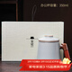 琦軒源汝窯泡茶杯簡(jiǎn)約喝水杯辦公室帶蓋過(guò)濾裝茶水分離生日禮物定制LOGO 云韻辦公杯-淡藍(檀木柄)+禮盒