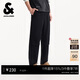 杰克·瓊斯（JACK&JONES） 男生秋季休閑褲2025年燈芯絨舒適直筒褲子簡(jiǎn)約日常長(cháng)褲225314041