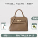 VANESSA HOGAN VH女包半糖凱麗包頭層牛皮大容量輕奢單肩包氣質(zhì)手提包生日禮物 大象灰 (附贈精美禮盒)