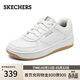 斯凱奇（Skechers）女鞋春季厚底增高板鞋軟底百搭通勤休閑鞋平底鞋運動(dòng)鞋185160