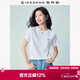 佐丹奴短袖T恤女2026年夏新款純棉花束刺繡森系圓領(lǐng)上衣13326321