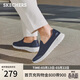 斯凱奇（Skechers）男款春季網(wǎng)面透氣休閑運動(dòng)鞋健步鞋懶人一腳蹬216700
