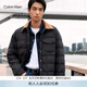 Calvin KleinJeans秋冬男士輕薄絎縫ck撞色燈芯絨襯衫領(lǐng)巴恩風(fēng)寬松羽絨服外套