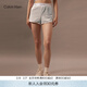 Calvin Klein內衣【摩登引力帶】女士ck外穿睡褲辣妹運動(dòng)短褲 020-椰青灰 S