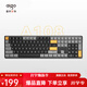 愛(ài)國者（aigo）A108機械鍵盤(pán) 無(wú)線(xiàn)有線(xiàn)藍牙 三?？椭苹?黃軸 全鍵無(wú)沖 熱插拔 辦公游戲通用鍵盤(pán) A108 黑糖可可 有線(xiàn)+2.4G+藍牙 黃軸