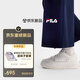 FILA 斐樂(lè )女鞋運動(dòng)復古板鞋2026夏季新款時(shí)尚百搭小白鞋運動(dòng)休閑鞋 白中白-BB 37.5