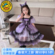 G.duck小黃鴨童裝洛麗塔公主裙兒童連衣裙夏季新款庫洛米蓬蓬裙女孩裙子 圖片色 120 建議5~6歲（110-120cm）
