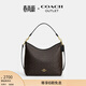 蔻馳（COACH）奧萊女士女包經(jīng)典標志LAUREL流浪包大容量36號單肩包斜挎包通勤 IM/胡桃木色/黑色