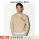 Abercrombie & Fitch【經(jīng)典LOGO】美式絨感套頭毛衣針織衫上衣25秋冬男裝120-5181 卡其色 XS (170/84A)
