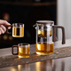 憶壺茶飄逸杯茶壺茶水分離泡茶壺泡茶杯玻璃泡茶壺茶具個(gè)人專(zhuān)用 600ML磁吸飄逸壺+2杯