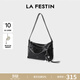 拉菲斯?。↙a Festin）包包女包2026新款托特包頭層牛皮單肩斜跨餃子包生日禮物送女生 暮色黑【頭層牛皮版 JD專(zhuān)供】
