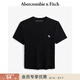 Abercrombie & Fitch【多色圓領(lǐng)T】經(jīng)典小麋鹿圖案女裝25夏季美式短袖T恤139-5272 黑色 S (165/88A)