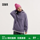 森馬（Semir）[商場(chǎng)同款]史努比系列衛衣女中長(cháng)款圖案2024新款oversiz 風(fēng)信紫70629 L 165/88A
