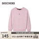 斯凱奇（Skechers）女士加絨套頭衛衣寬松簡(jiǎn)約長(cháng)袖T恤衫L425W011