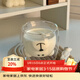 蘇氏陶瓷雙層玻璃杯可愛(ài)小熊杯ins風(fēng)加厚耐熱水杯果汁杯牛奶杯透明色245ml