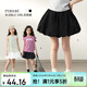 LUSON陳大豬童裝女童裙子夏季2025新款女孩泡泡裙兒童半身裙短款
