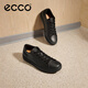 愛(ài)步（ECCO）休閑鞋男 2026年新款真皮簡(jiǎn)約舒適板鞋輕商務(wù)男鞋 柔酷10號560114 黑色56011401001 42