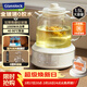 GLASSLOCK蓋朗養生壺全玻璃恒溫母嬰級0膠水0塑料接觸調奶器泡奶壺辦公室煮花茶器煎中藥燒水壺1.5L