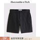 Abercrombie & Fitch【百搭多口袋】美式百搭通勤西裝短褲25夏季男裝128-5037 黑色 34 W(180/86A)