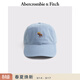 Abercrombie & Fitch小麋鹿圖案美式復古百搭棉質(zhì)棒球帽鴨舌帽男裝女裝112-6004 淺藍色 均碼 ONE SIZE