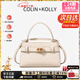 Colin Kolly 科林科莉奢侈包包女包2026新款單肩斜挎包輕奢38女神節生日禮物送女友老婆 CK-129米白丨精美禮盒包裝【順豐特快空運】