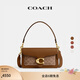 蔻馳（COACH）女士經(jīng)典標志TABBY 26號單肩包斜挎包包 B4/棕黃色 棕色