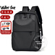 Walker Shop【2026年新款】雙肩包男簡(jiǎn)約商務(wù)旅行電腦背包大容量書(shū)包男 黑色【禮盒裝/京倉極速發(fā)貨/次日達】 寬30*厚16*高45cm