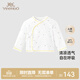英氏（YEEHOO）英氏嬰兒衣服夏季男寶女寶新生兒家居服上衣寶寶睡衣春夏新款 白底星星 52 cm