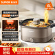 蘇泊爾（SUPOR）電火鍋 電燉鍋  電煮鍋 火鍋專(zhuān)用鍋 家用多功能涮肉鍋 微壓鍋 6L電熱鍋  多用途鍋H60FK983
