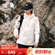 北面（The North Face）硬殼沖鋒衣女Antora防水防風(fēng)透氣連帽夾克保暖25秋冬新品|8DFA QLI/米白色 L /165