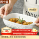 餐將軍陶瓷烤盤(pán)芝士焗飯盤(pán)雙耳烤碗盤(pán)子烤箱微波爐專(zhuān)用 兩個(gè)裝 