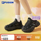 斐樂(lè ) FUSION斐樂(lè )潮牌女鞋硬糖鞋厚底老爹鞋女運動(dòng)鞋女 黑色-BK 35.5