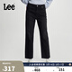 Lee舒適版經(jīng)典五袋款黑色女牛仔褲顯瘦休閑潮流