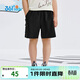 361°童裝 兒童短褲25夏季男小童速干透氣運動(dòng)梭織五分褲 黑120