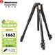 曼富圖（Manfrotto）MT055XPRO3鋁合金新055系列三節三腳架影樓婚慶影棚滑軌支架可中軸橫置攝影攝像單反微單相機角架 MT055XPRO3承重20kg高度全開(kāi)170cm