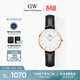 丹尼爾惠靈頓（DanielWellington）DW女士手表小眾輕奢流金皮質(zhì)石英腕表送女友生日禮物DW230
