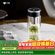萬(wàn)象（WANXIANG）雙層玻璃杯V33RL時(shí)尚便攜禮盒裝藍黑色泡茶杯480ML居家帶濾網(wǎng)水杯