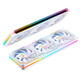 喬思伯（JONSBO）XA-360W 光影之刃 白色正葉12CM*3機箱風(fēng)扇（邊框雙光效/撞色拼接/3連體/神光同步/PWM公母頭）