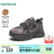 熱風(fēng)（Hotwind）【商場(chǎng)同款】輕便透氣老爹鞋通勤女鞋春秋復古增高厚底運動(dòng)鞋女 100黑紫 35 225mm
