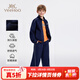 英氏（YEEHOO）男童套裝兒童衣服春季外套褲子兩件套男孩運動(dòng)休閑套裝中大童裝 星格輯光套裝-深藍 【親膚透氣】 165