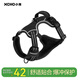 XCHO狗狗胸背帶防掙脫爆沖胸背中小型犬背心式透氣工字型反光黑色S碼