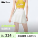 蕉下高彈運動(dòng)短裙女涼感透氣速干健身休閑短裙運動(dòng)網(wǎng)球半身裙褲 霜奶白 M