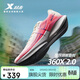特步360X 2.0入門(mén)級國民競速碳板網(wǎng)面透氣輕便緩震穩定回彈男跑鞋