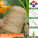 壽禾麻繩裝飾鮮花捆綁包裝材料貓抓板手工diy 4mm100米柱狀帶小配件