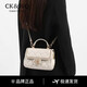CK&WQ生日禮物女士新款2025秋冬小香風(fēng)手提包時(shí)尚簡(jiǎn)約菱格單肩斜挎包 黑色 無(wú)規格