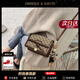 CHANEELR & KARITH包包女包時(shí)尚單肩斜挎小包輕奢新款生日禮物送女友老婆 高級感送女朋友愛(ài)人實(shí)用高檔 咖啡色