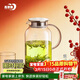 青蘋(píng)果耐熱玻璃水壺1.95升 圍爐煮茶茶水分離冷水壺 大容量涼水壺 